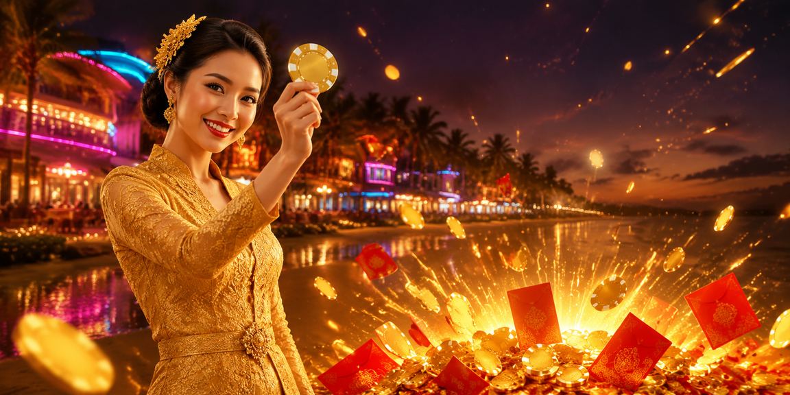 Promosi sampul merah Tahun Baru Cina untuk permainan Baccarat di 46100 Langkawi